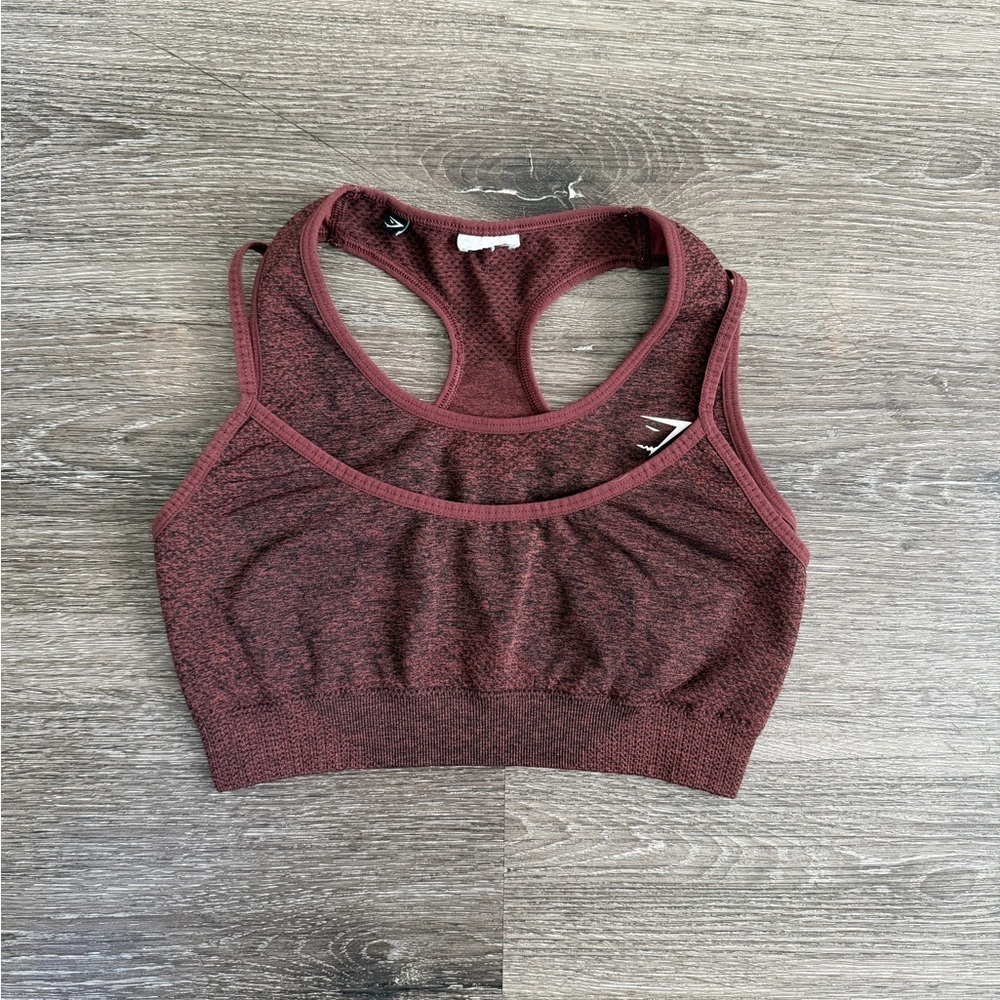 Gymshark Maroon Sports Bra